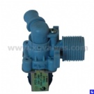 Plastic solenoid inlet valve with special angle