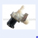 Plastic solenoid inlet valve