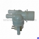 Plastic solenoid inlet valve