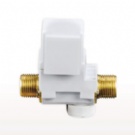 Brass solenoid inlet valve for solar water heater,infrared faradic sanitary vessel,garden irrigation,shower,preaid water trough